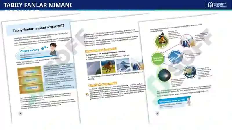 5–6-SINF TABIIY FANLAR (SCIENCE) FANIDAN YANGI O‘QUV-USLUBIY MAJMUALAR VA ULARNI AMALIYOTGA SAMARALI TATBIQ ETISH 8