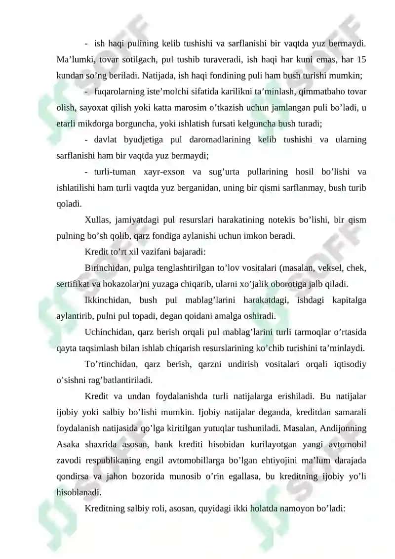 Kichik biznes moliyasi 8