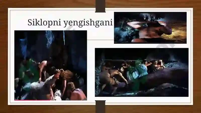 HOMERNING “ ODISSEYA” DOSTONI haqida slayd 8