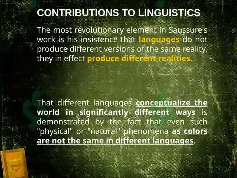 Ferdinand de Saussure’s Linguistic Theory 8