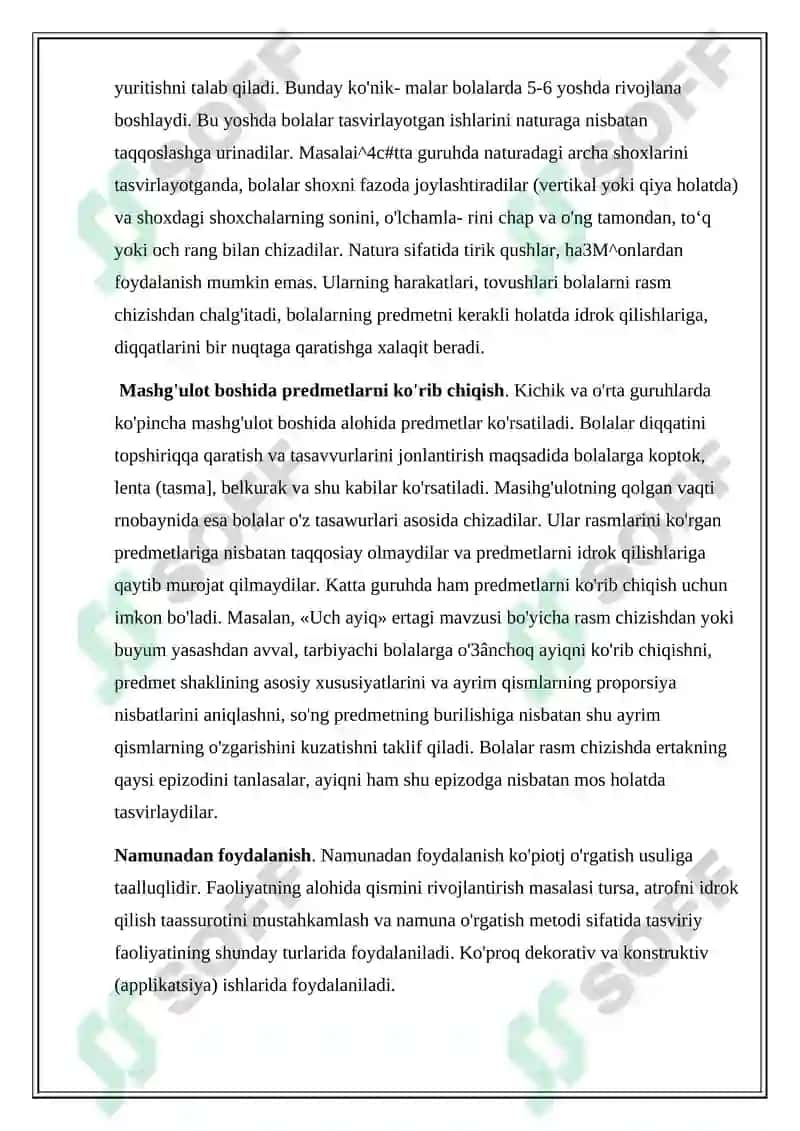 Katta guruhda bolalarni rasm chizishga o'rgatish metodlari 8