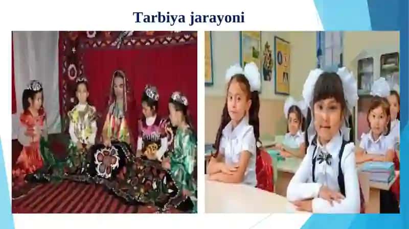 Pedagogik jarayonida tarbiyaning mazmuni 8