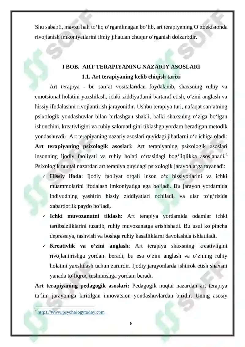 ART TERAPIYA VA UNING TURLARI 8