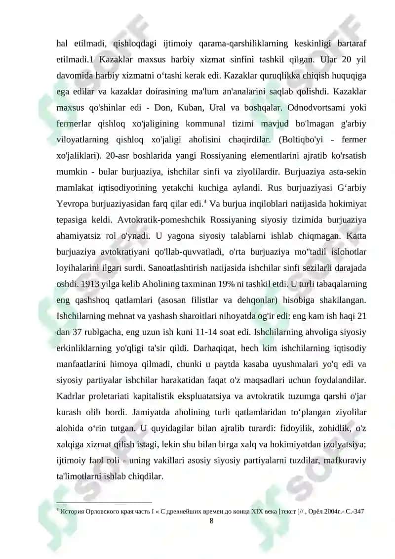 Rossiyaning Iqtisodiy va Siyosiy Rivojlanishi 8
