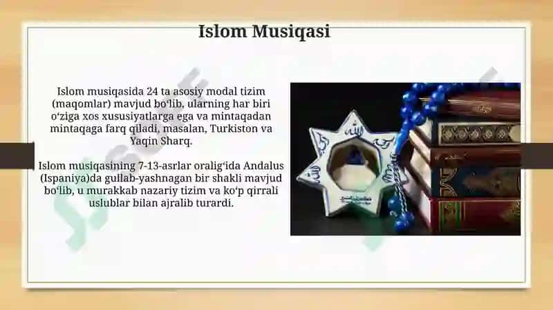 Zamonaviy Islom Dunyosi 8