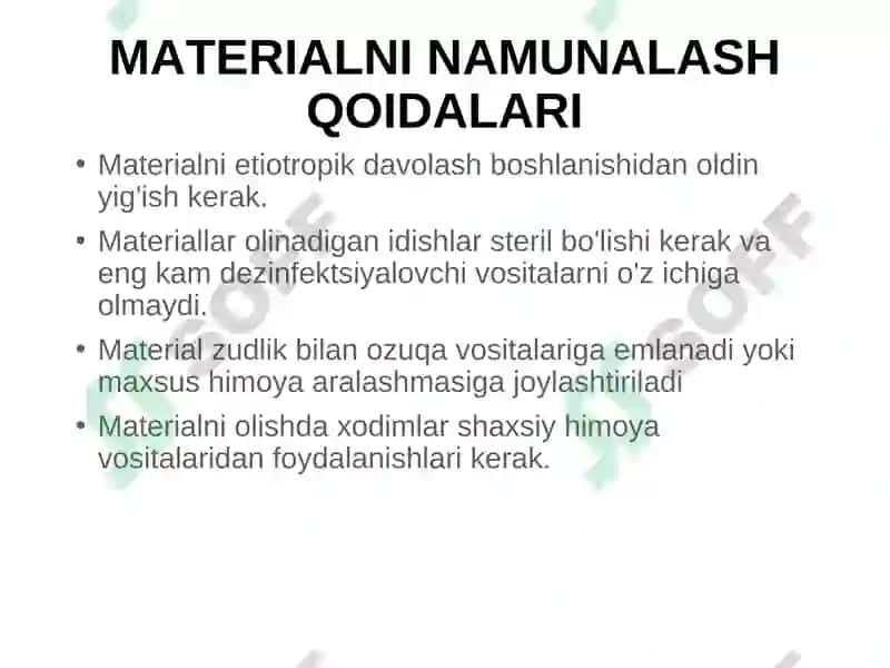 INFEKTSIONTABIATGA EGA KASALLIKLARNI RATSIONAL DAVOLASH 8