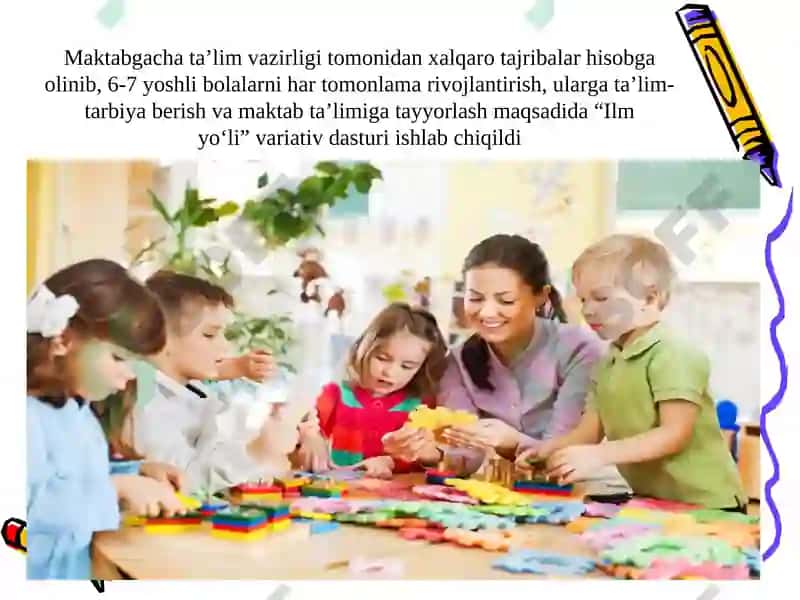 Maktabgacha ta'lim va ta'lim tizimi 8