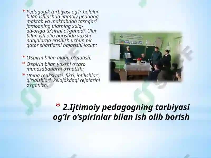 Tarbiyasiog’iro’quvchilarbilanishlash 8