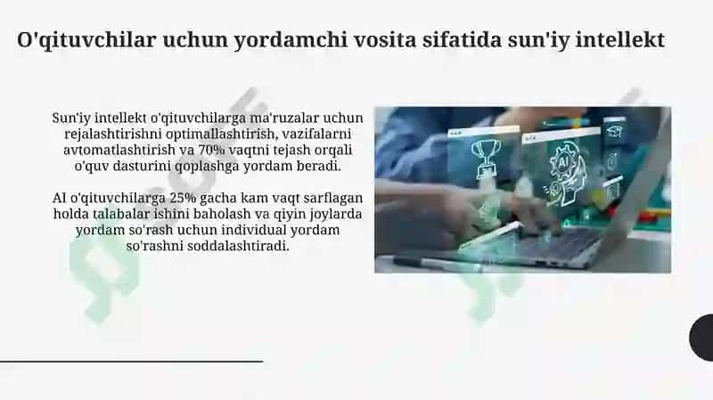 Sun'iy Intellektning Ta'limdagi O'rni 8