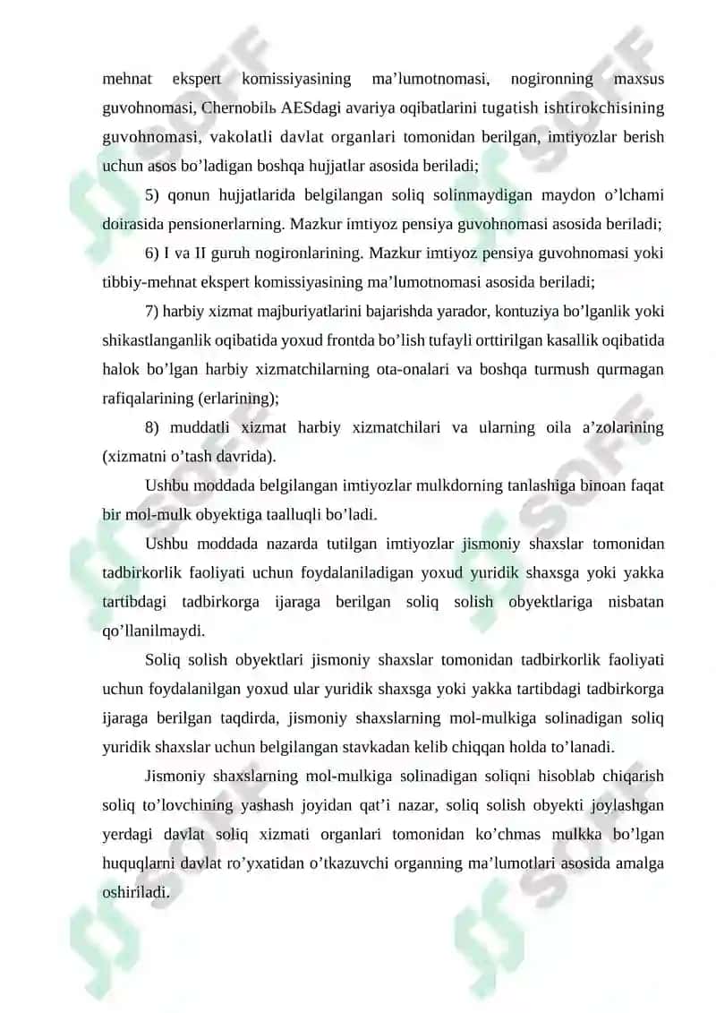 Jismoniy Shaxslardan Olinadigan Mol-Mulk Soligi va Uning Ahamiyati 8