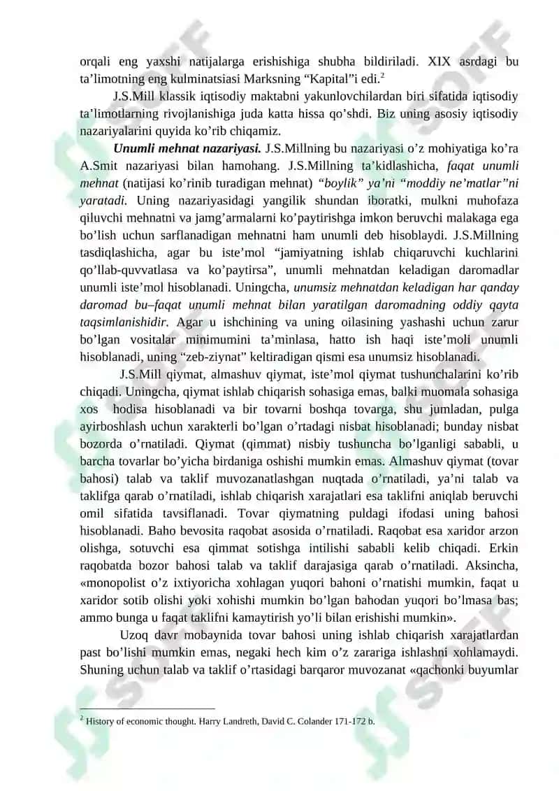 T.Maltusning iqtisodiy qarashlari 8