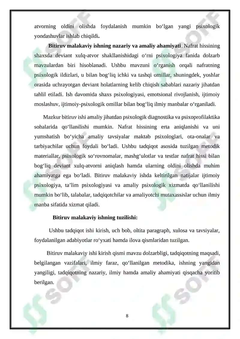 NAFRAT SHAXSDA DEVIANT XULQ-ATVOR SIFATIDA 8