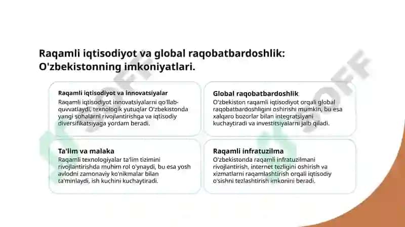 Raqamli iqtisodiyotning asosiy tamoyillari 8