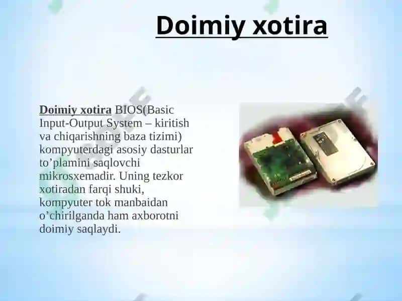 Axborotjarayonlarining texnik ta'minoti 8