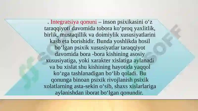 ONTOGENEZNING ILK BOSQICHLARIDA INSONNING PSIXIK RIVOJLANISHIGA XOS XUSUSIYATLAR 8