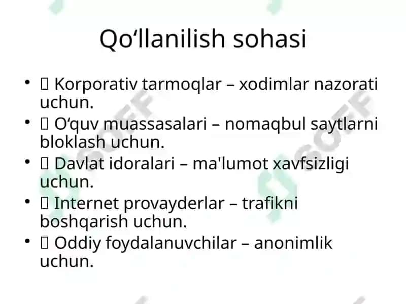 Proksi-serverlar(Kompyutertarmoqlarifani) 8