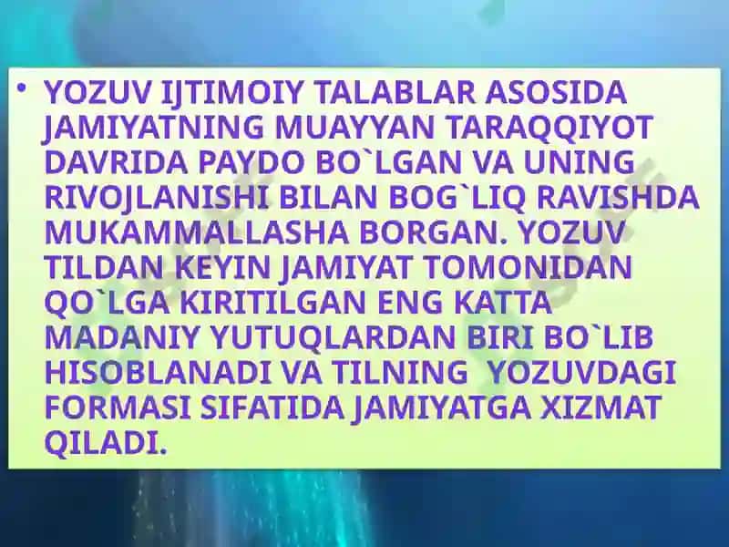 ONA TILI GRAFIKASI 8