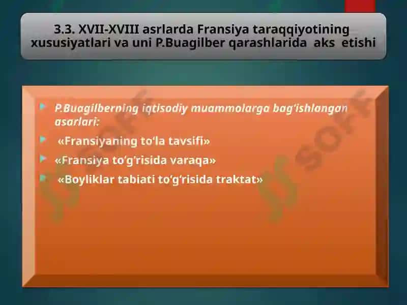 Klassik Maktabning Iqtisodiy Ta'limotlari 8