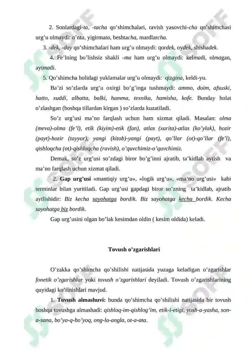 Tilshunoslik va uning bo’limlari 8