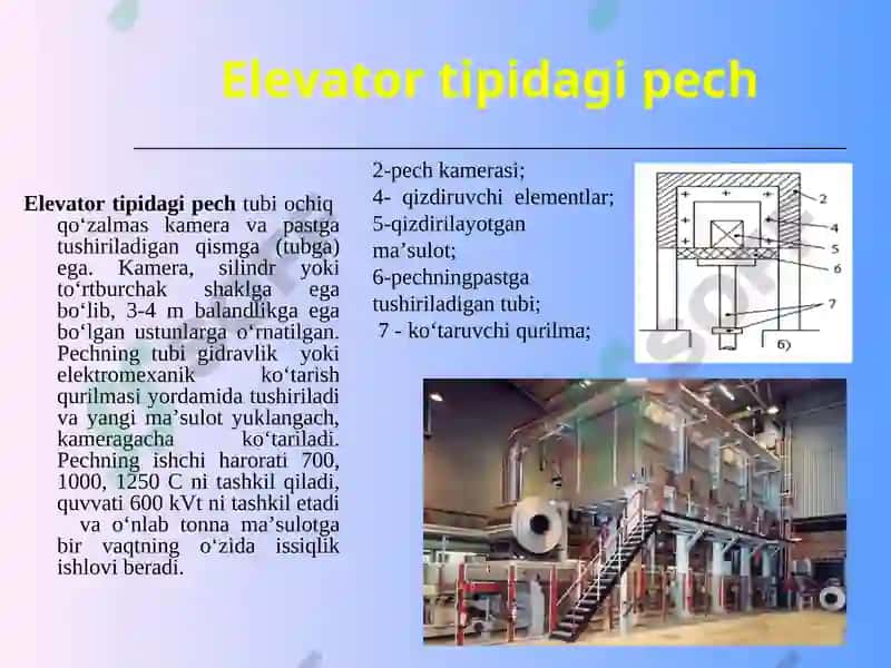 Elektr qarshilik pechlari 8