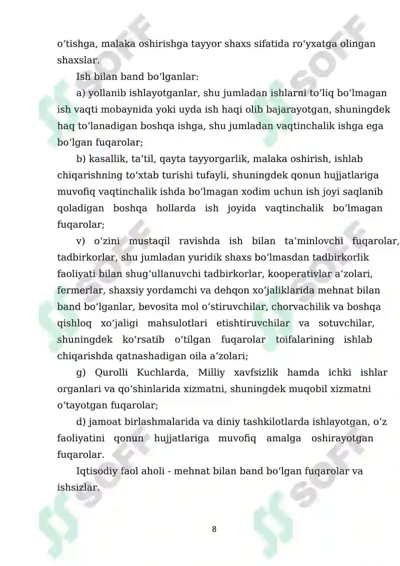 Firmalarda mehnat resurslaridan foydalanish samaradorligini oshirish yo’llari 8