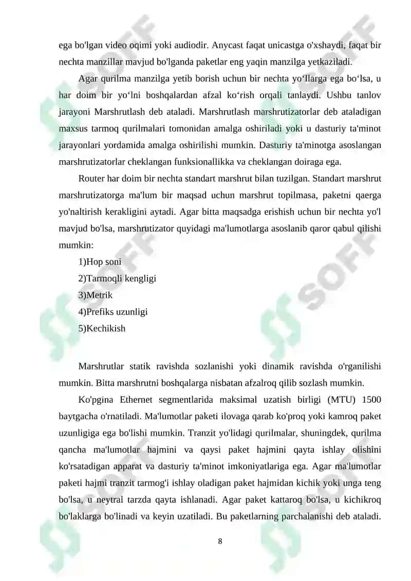 Adreslash va uning turlari.Shifrator va deshifratorlar.Tranzistor,trigger va registrlar 8