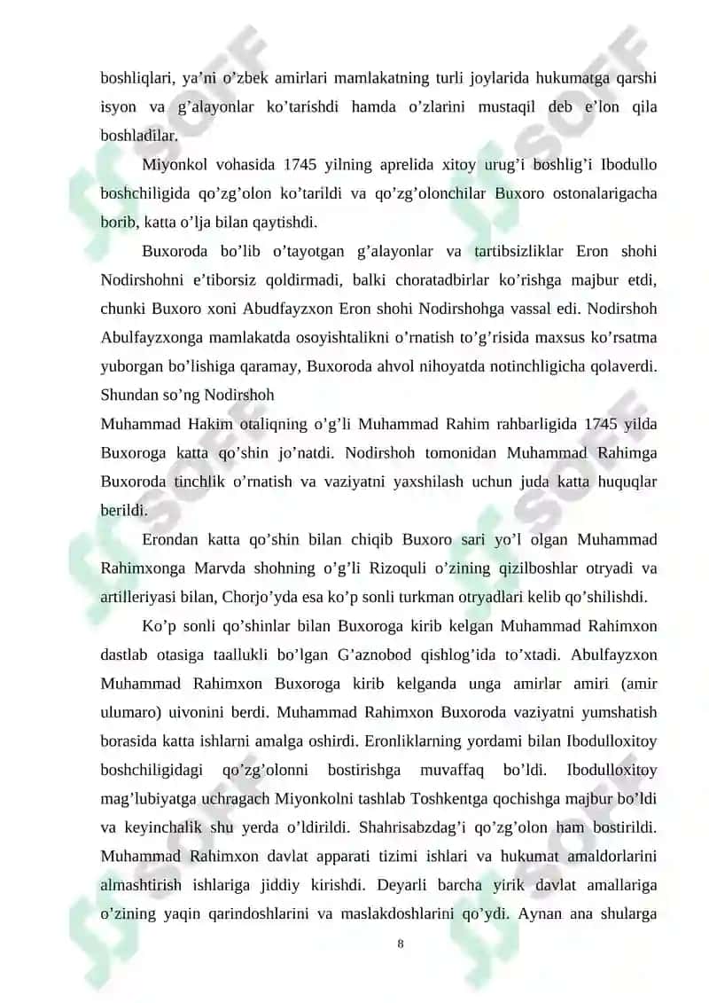 BUXORO XONLIGI MARKAZIY VA MAXALLIY BOSHQARUV TARTIBLARI 8