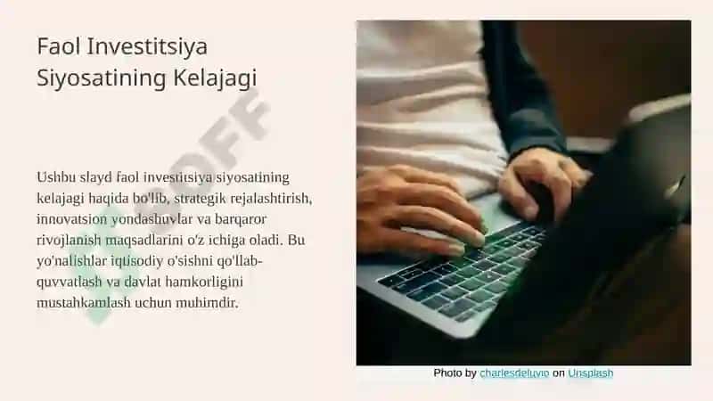 Faol investitsiya siyosatining iqtisodiyotning barqaror o‘sishiga ta’sir 8