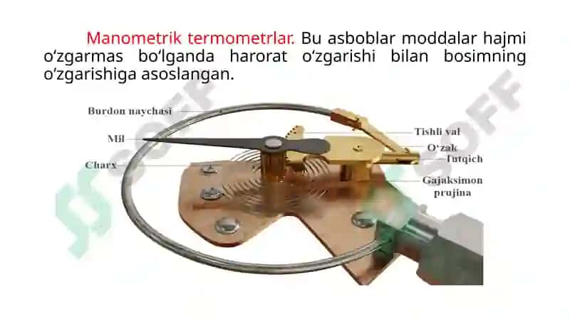 Harorat va bosimni o'lchash 8