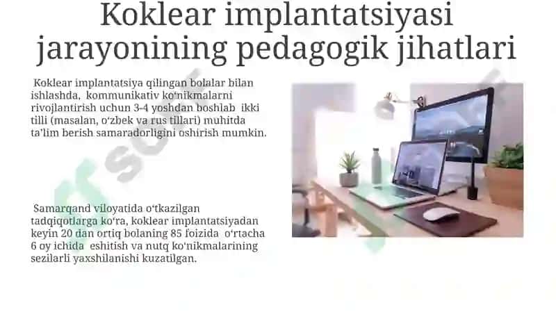 Koklear implantli bolalar bilan olib boriladigan korreksion pedagogik ishlar 8