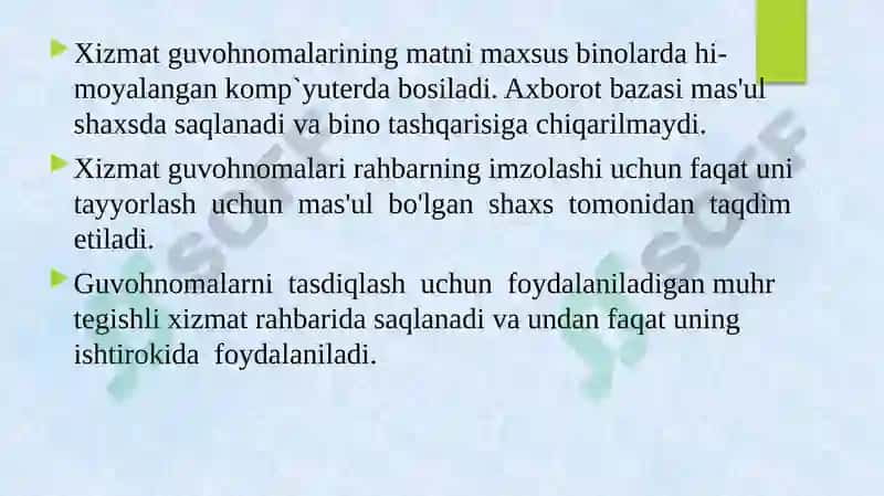 Tashkiliy hujjatlar va ularning ahamiyati 8
