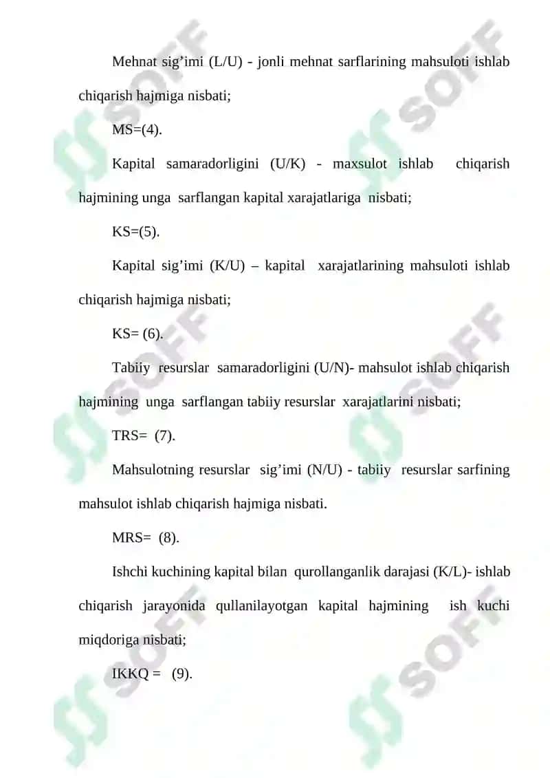 Iqtisodiy o'sishning mohiyati asosiy tavsifnomasi va modeli 8