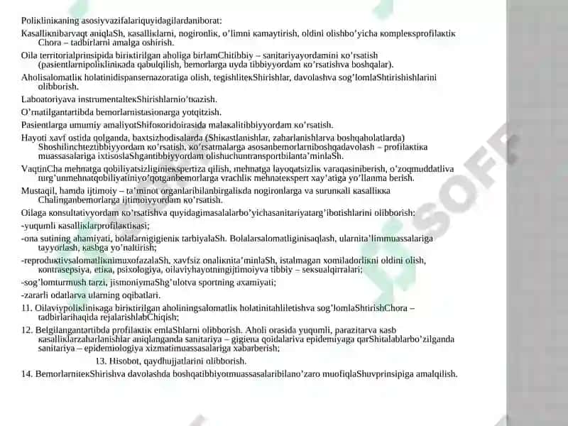 BirlamChi Tibbiy Sanitariya Yordam (BTSYO) 8