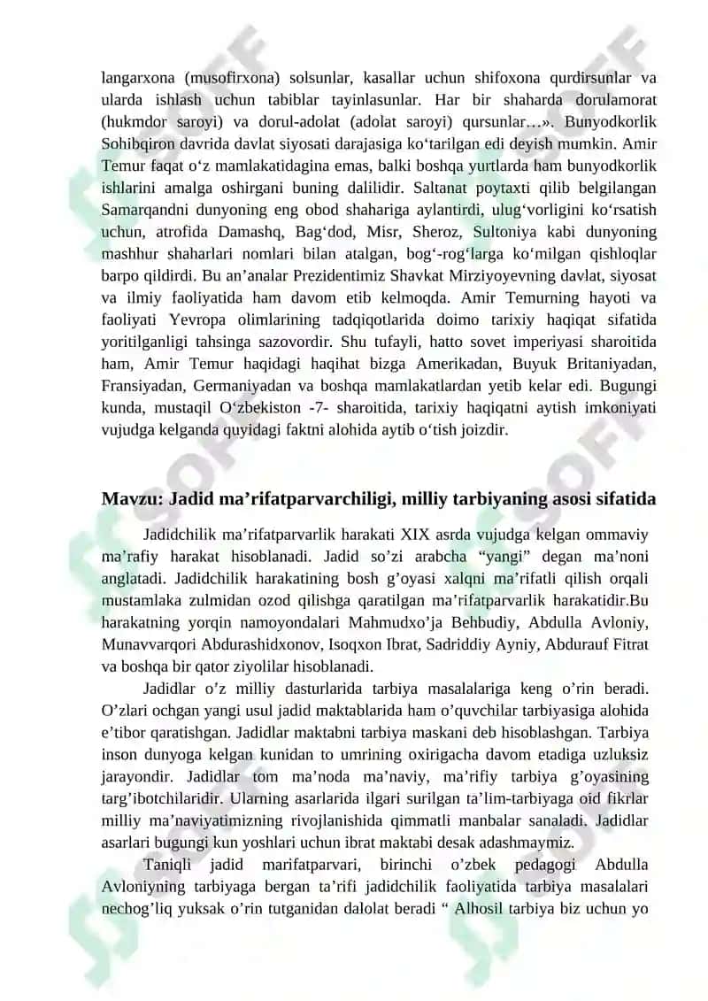 Qadimgi pandnomalarning ta’lim tarbiyaviy ahamiyati 8