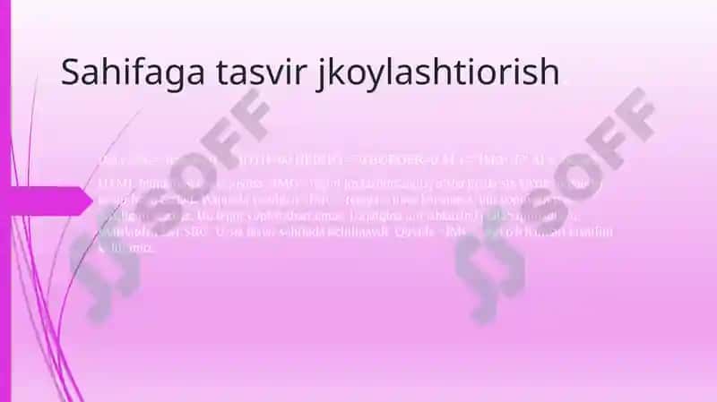 HTML tili.Tasvirlar bilan ishlash 8