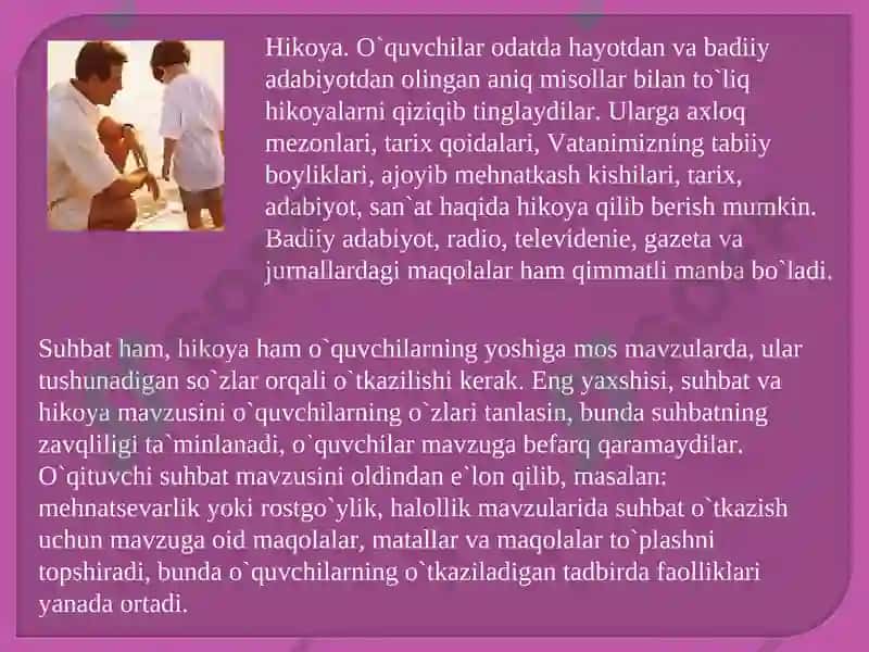 Tarbiya Metodlari va Shakillari 8