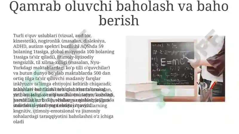 Inklyuziv Ta'lim Dasturi 8