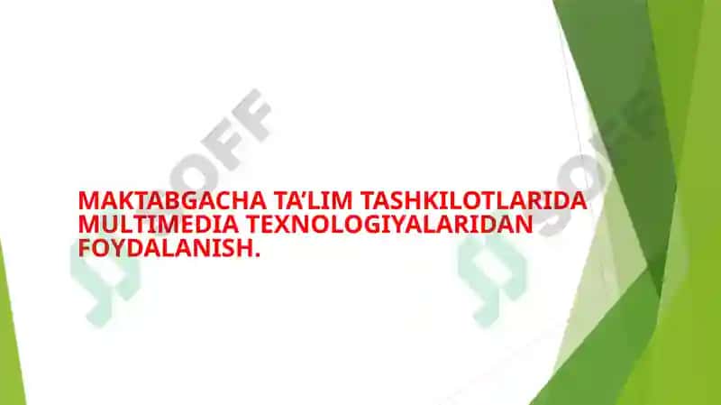 Maktabgacha ta’lim tashkilotlarini ota-onalar bilan jamoatga qaratish 8