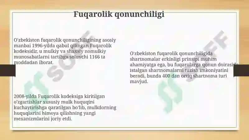 O’zbekiston diyoridagi davlatlar qonunchilik tarixi 8