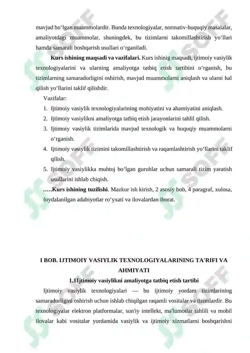 Ijtimoiy vasiylik texnologiyalari va uni amalga oshirish tartibi 8