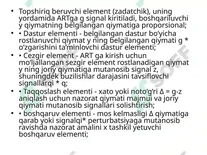 AVTOMATLASHTIRISHNING TEXNIK VOSITALARI VA RAQAMLI AVTOMATIKA 8