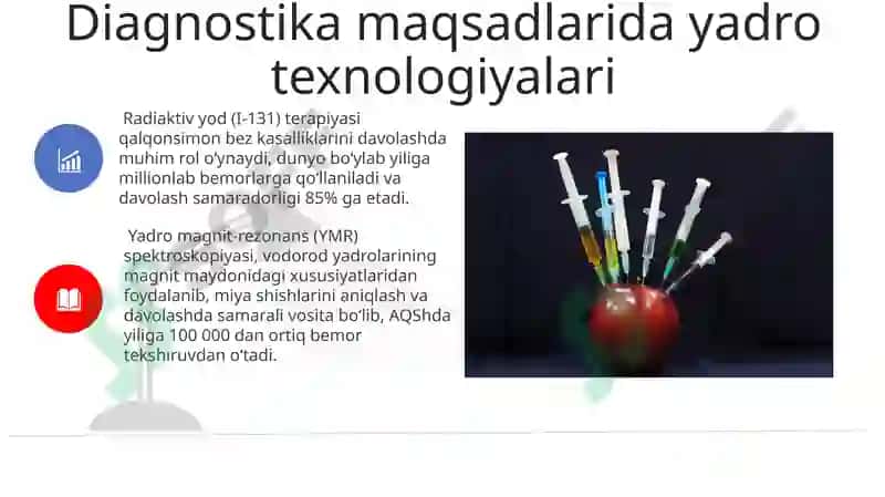 Yadro Kimyosi va uning tibbiyotdagi ahamiyati 8