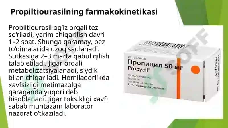 Tireotoksikozda ishlatiladigan dori vositalari 8