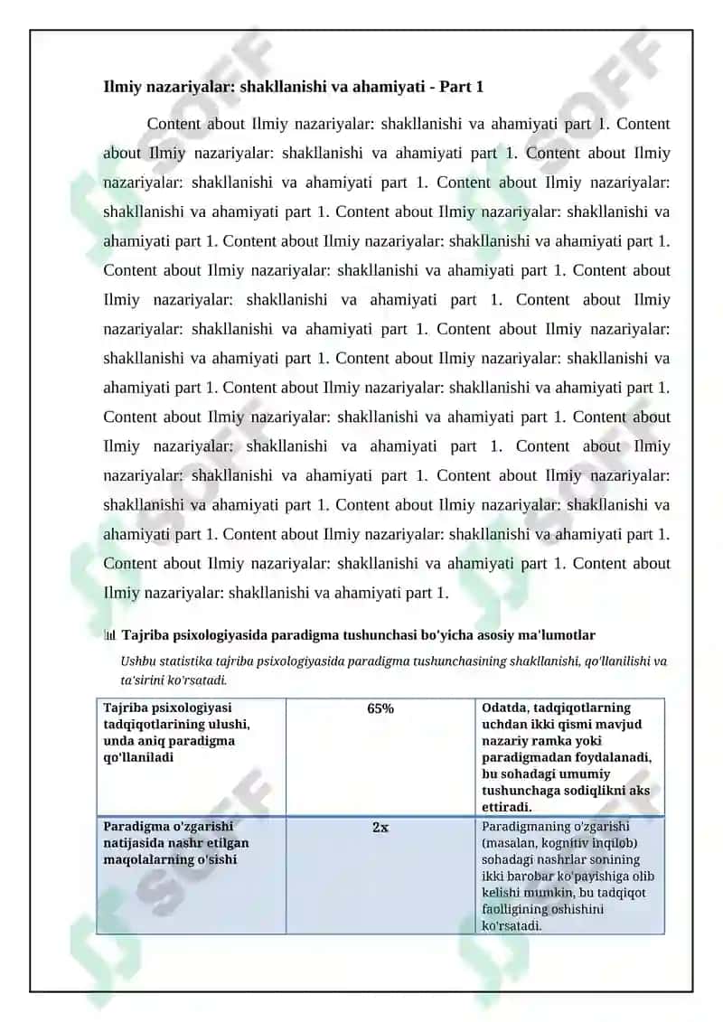 Eksperimental psixologiyada paradigma tushunchasi 8
