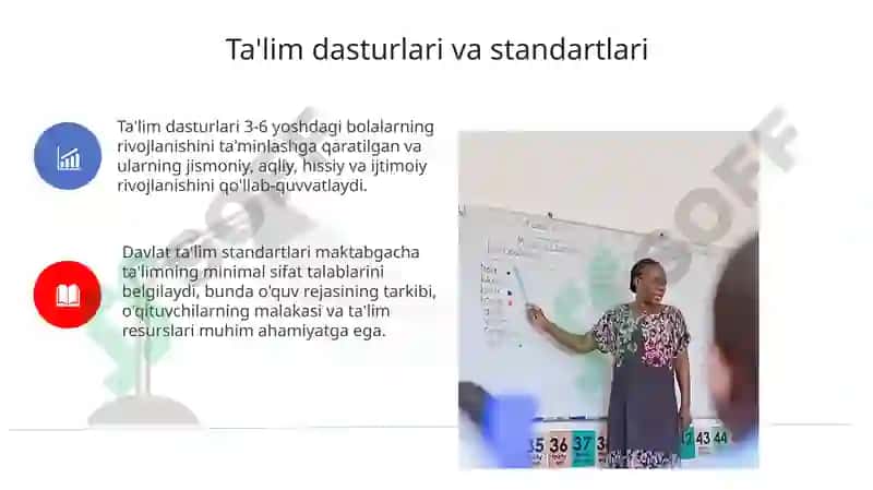 Maktabgacha ta'lim tashkiloti boshqarish va tashkil etishda huquqiy meʼyorlar 8