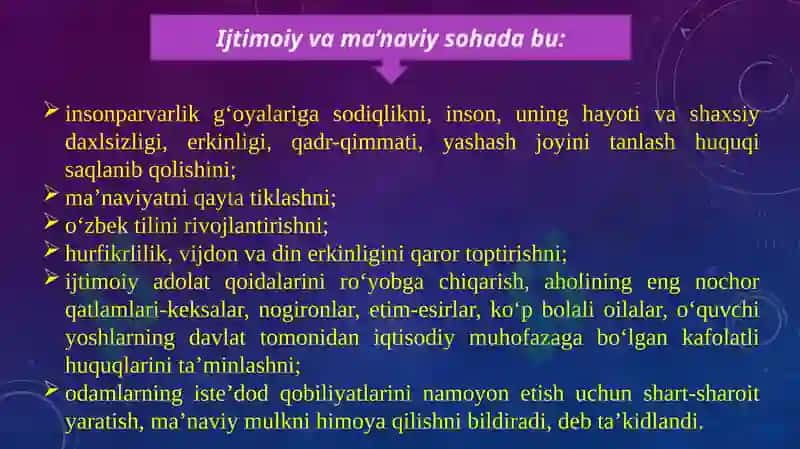 O‘zbekistonning O‘ziga Xos Istiqlol va Taraqqiyot Yo‘li 8