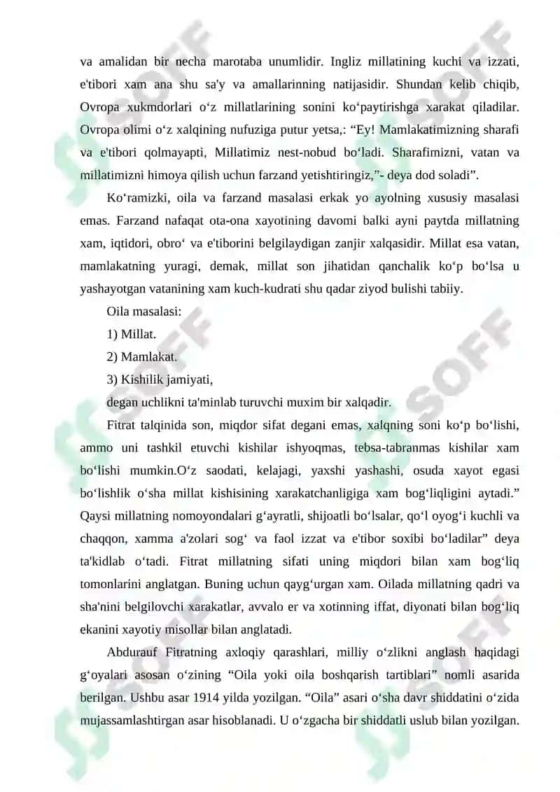 Abdurauf Fitratning “Oila” asarlari 8