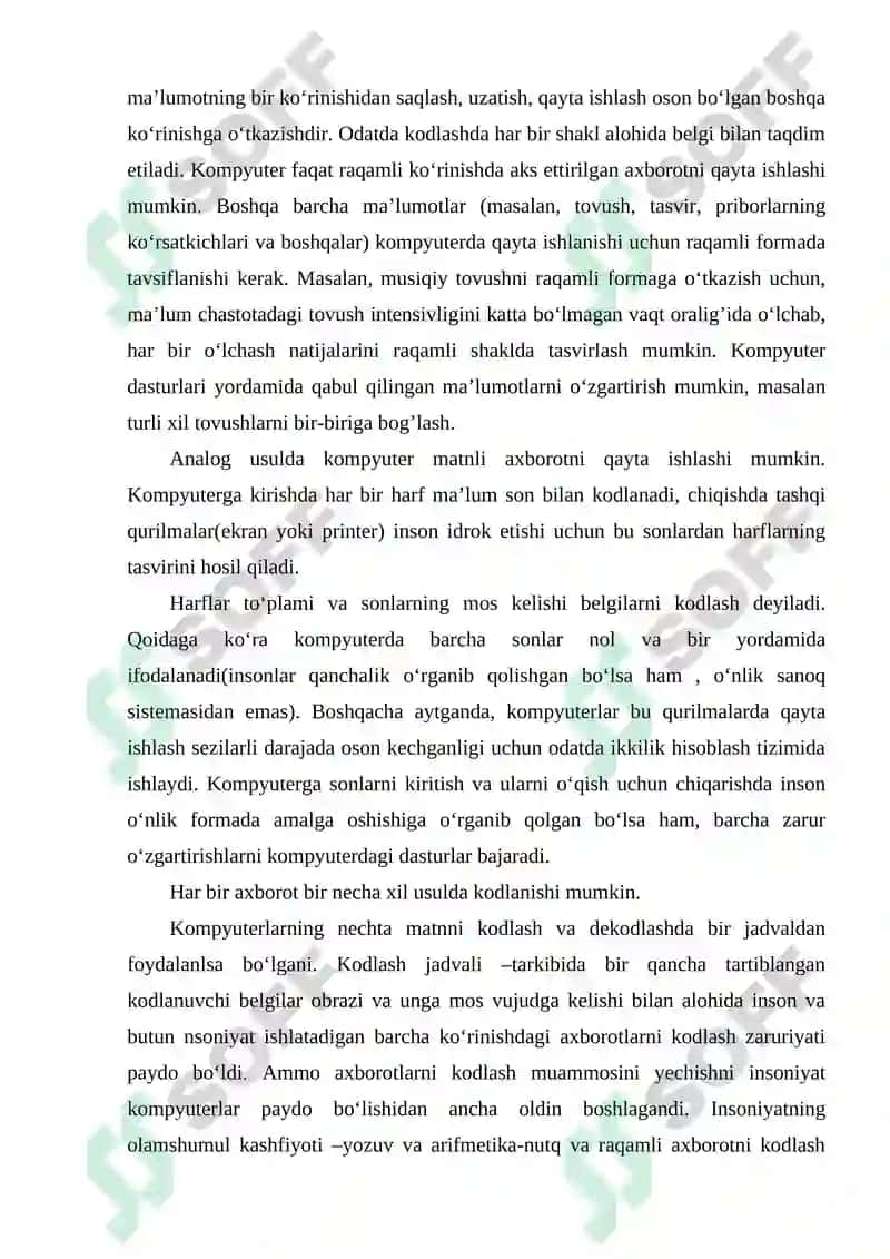 RDB qurilmalari va raqamli axborotlarni tashuvchilari 8