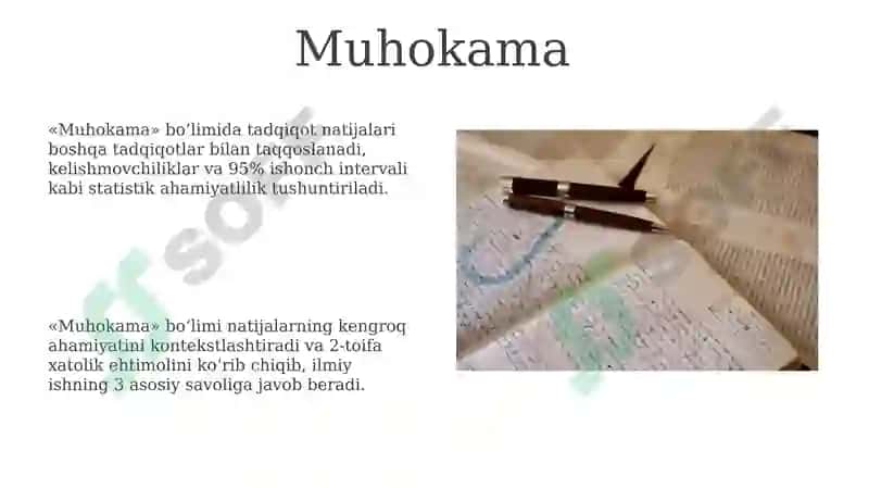 Ilmiy maqola yozishning asosiy tamoyillari va tuzilishi 8