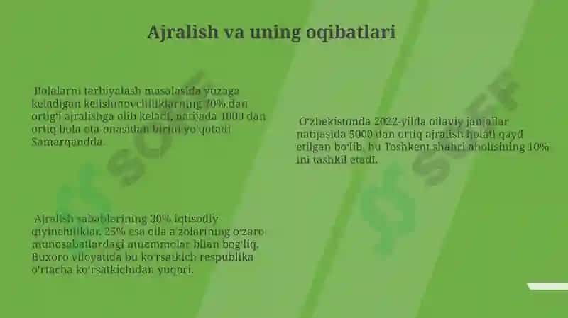 Oilaviy muammolar bo'yicha maslahatlashuv 8